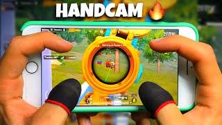 HANDCAM Gameplay - iPhone 8+  | 4 Fingers + Full Gyroscope | PUBG Mobile