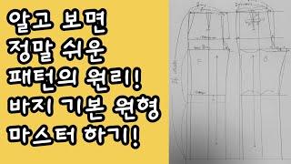 How to draw pants basic pattern