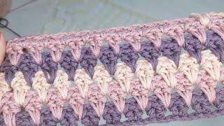 Ice-cream Cone Crochet Stitch pattern  Very Adorable Baby Blanket Idea