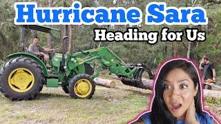 HURRICANE SARA IS HEADING FOR US IN FLORIDA