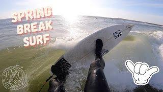 Surfing a SPRING BREAK Windswell in New Jersey!!! March 2022