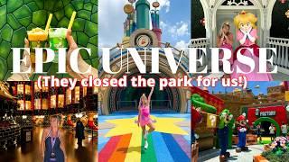 EPIC UNIVERSE Vlog: Getting the Whole Park to Ourselves!