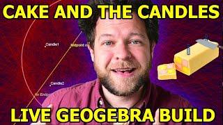 The Cake and Candles - Geogebra Build as used on Numberphile