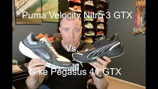 Puma Velocity Nitro 3 Gore Tex vs Nike Pegasus 41 Gore Tex