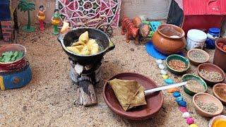 Samosa + Chutney | Aloo Stuffed Mini Samosa | Tamarind Chutney | Seher'scafe |