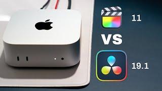 Is Final Cut Pro 11 Faster than DaVinci Resolve 19.1 on M4?