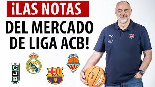 ¿UNICAJA FICHAJES TOP? ¿NOTAS de REAL MADRID, BARÇA y VALENCIA? ¡NOTAS del MERCADO de FICHAJES ACB!