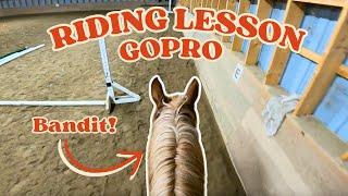 SASSY RIDE ON BANDIT | Horse riding Lesson Vlog