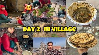 Day 2 in Village With Full Family | MakkaKi Roti/Sarso ka Sag / Purani Haveli / Amrood Ka Bagh