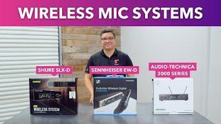 Best Mid-Range Wireless Mic System: Shure SLX-D, Sennheiser EW-D, or Audio-Technica 3000 Series?