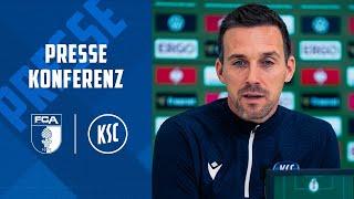 LIVE: Pressekonferenz vor DFB-Pokal: KSC - FC Augsburg