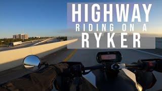 How is Highway Riding on a Can-Am Ryker?