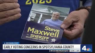 Early voting concerns in Spotsylvania County | NBC Washington