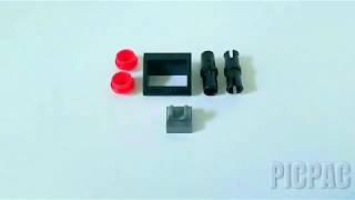 Como hacer un JETPACK de LEGO con muy pocas piezas - MUY FACIL !!! -  #picpac #timelapse #lego.