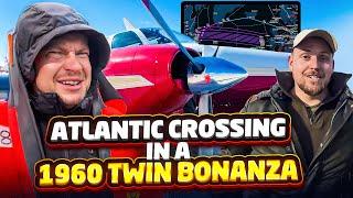 Crossing Atlantic Ocean in a 1960 Twin Bonanza, Beechcraft H-50