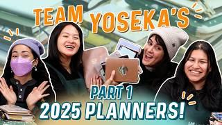 Team Yoseka 2025 Techo Kaigi | Part 1: Ashley, Sam, Laura, and Daisy's 2024 ️ 2025 Planners