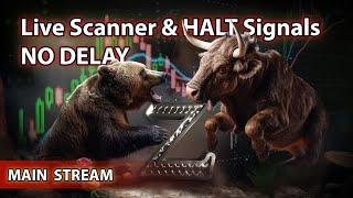 Live Scanner and Day Trade Ideas, NO DELAY. Morning Gappers Momentum and Halt Scanner 10/22/2024