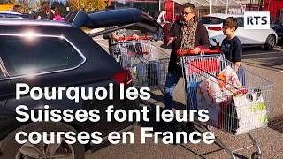 Frontaliers : pourquoi les Suisses font leurs courses en France | RTS