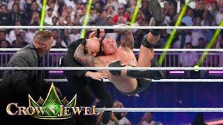 Randy Orton RKOs Adam Pearce: Crown Jewel 2024 highlights