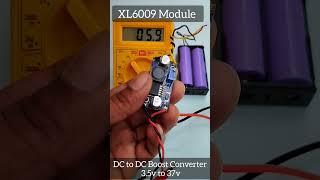 DC to DC Boost Converter/ XL6009 Module/ 3.5v to 37v /   Eshwar Electro Tech #xl6009 #boostconverter