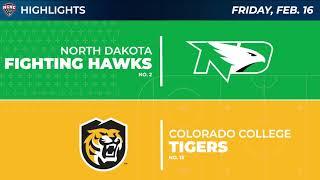 2/16/24 - North Dakota at Colorado College Highlights