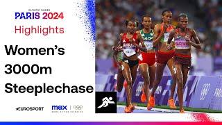 PULLS AWAY FROM THE REST!  | Women's 3000m Steeplechase Final Highlights | #Paris2024 #Olympics