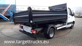 740639 MERCEDES SPRINTER 516CDI DUMPTRUCK 3-WAY TIPPER KIPPER 163HP 07-13 5760KM LHD