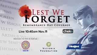 Lest We Forget | Remembrance Day 2024 | CHEK News