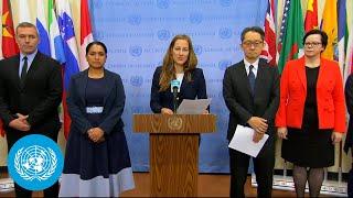 Switzerland, Japan & others on Libya - Joint Security Council Media Stakeout | United Nations