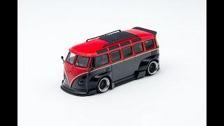 Inspire Model 1/64 Volkswagen Kombi Camper Van Robert Design-Model F(VW-840008F)