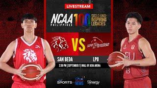 San Beda vs LPU (Men’s Basketball) | NCAA Season 100 - Replay