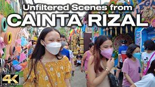 Real Life Unfiltered in CAINTA RIZAL Philippines - Walking Tour [4K]