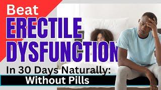 Beat Erectile Dysfunction in 30 Days Naturally: without pills