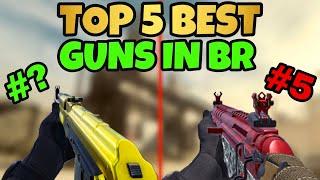 TOP 5 BEST GUNS IN COD MOBILE BATTLE ROYALE SEASON 9 & 10!!