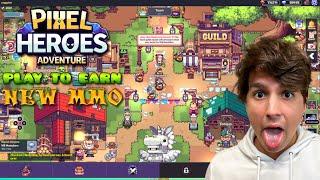 PLAY TO EARN MMORPG -Pixel Heroes Gameplay