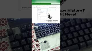 Copy Once, Paste Forever! This Hidden Windows Trick Will Blow Your Mind  (Win + V) #excel #office