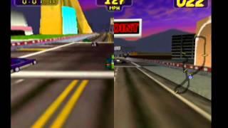 Original Console Graphics VS Emulated Graphics - RUSH 2 (N64)