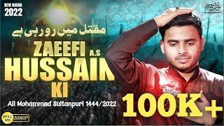 Nohay 2022 | Zaeefi Husain Ki | Ali Mohammad Sultanpuri Nohay | New Noha 2022 | Muharram 1444/2022