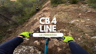 CB4 Line Level Red Enduro Trail Bikepark La Fenasosa Spain  Full Run POV RAW