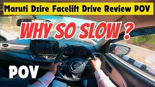 Maruti Suzuki Dzire facelift Drive Review Speed Test Drive  POV Drive  2025 Dzire Safety #povdrive