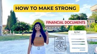 Avoid these Mistakes in Financial Document- Italy Study Visa 2024 & 2025 intake