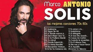 MARCO ANTONIO SOLÍS EXITOS MUSICA ROMANTICOS - MARCO ANTONIO SOLÍS 20 GRANDES EXITOS ENGANCHADOS