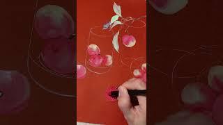 Expressive watercolor freehand brushwork | Eastern Aesthetics
