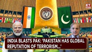 India Slams Pakistan PM's Speech At UNGA | 'Pakistan Used Terrorism To Disrupt J&K Polls' | ET Now