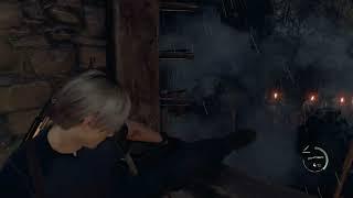 Resident Evil 4 Remake - Cabin Fight Easy Strategy (Hardcore Difficulty) - No Damage