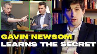 Charlie Kirk Teaches Gavin Newsom the Secret to Save His Career