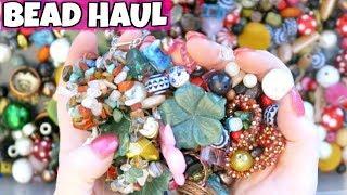 Bead Lot Unboxing - Camera Down Beads Haul - Bead Sounds, Clicking, Crinkling