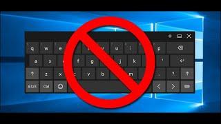 how to disable on screen keyboard permanently