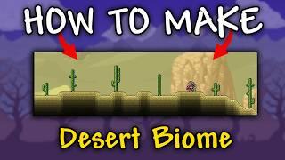 How to Make DESERT in Terraria | Make Desert Terraria