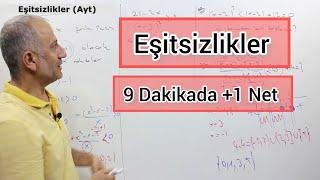 9 Dakikada  Eşitsizlikler | +1 Net #öğrenmegarantili